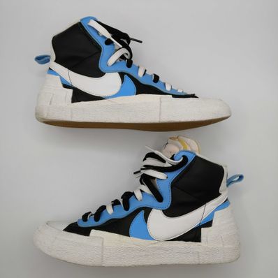 sacai × NIKE BLAZER MID "BLACK / BLUE"