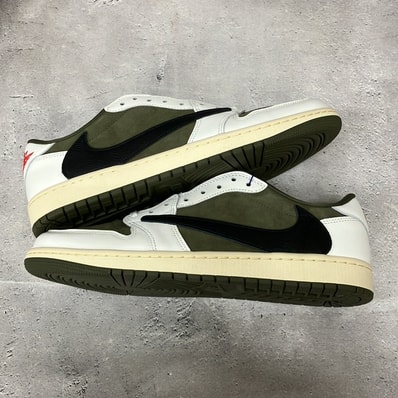 Travis Scott × Nike Air Jordan 1 Low OG SP "Reverse Olive"