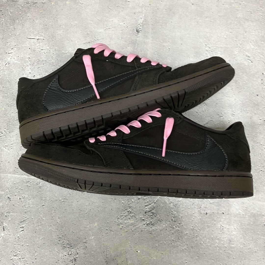 Travis Scott × Nike Air Jordan 1 Low OG SP "Velvet Brown and Dark Mocha"