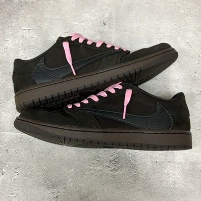 Travis Scott × Nike Air Jordan 1 Low OG SP "Velvet Brown and Dark Mocha"