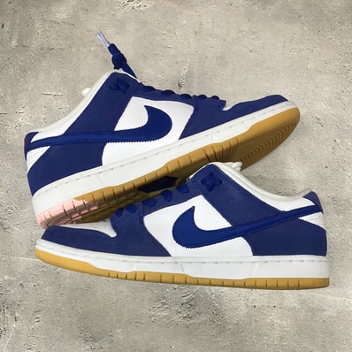 Nike SB Dunk Low "Los Angeles Dodgers/Deep Royal Blue"