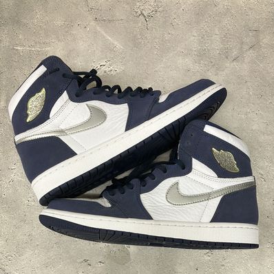 Nike Air Jordan 1 High OG CO.JP "White/Midnight Navy" (2020)(ブリーフケースなし)