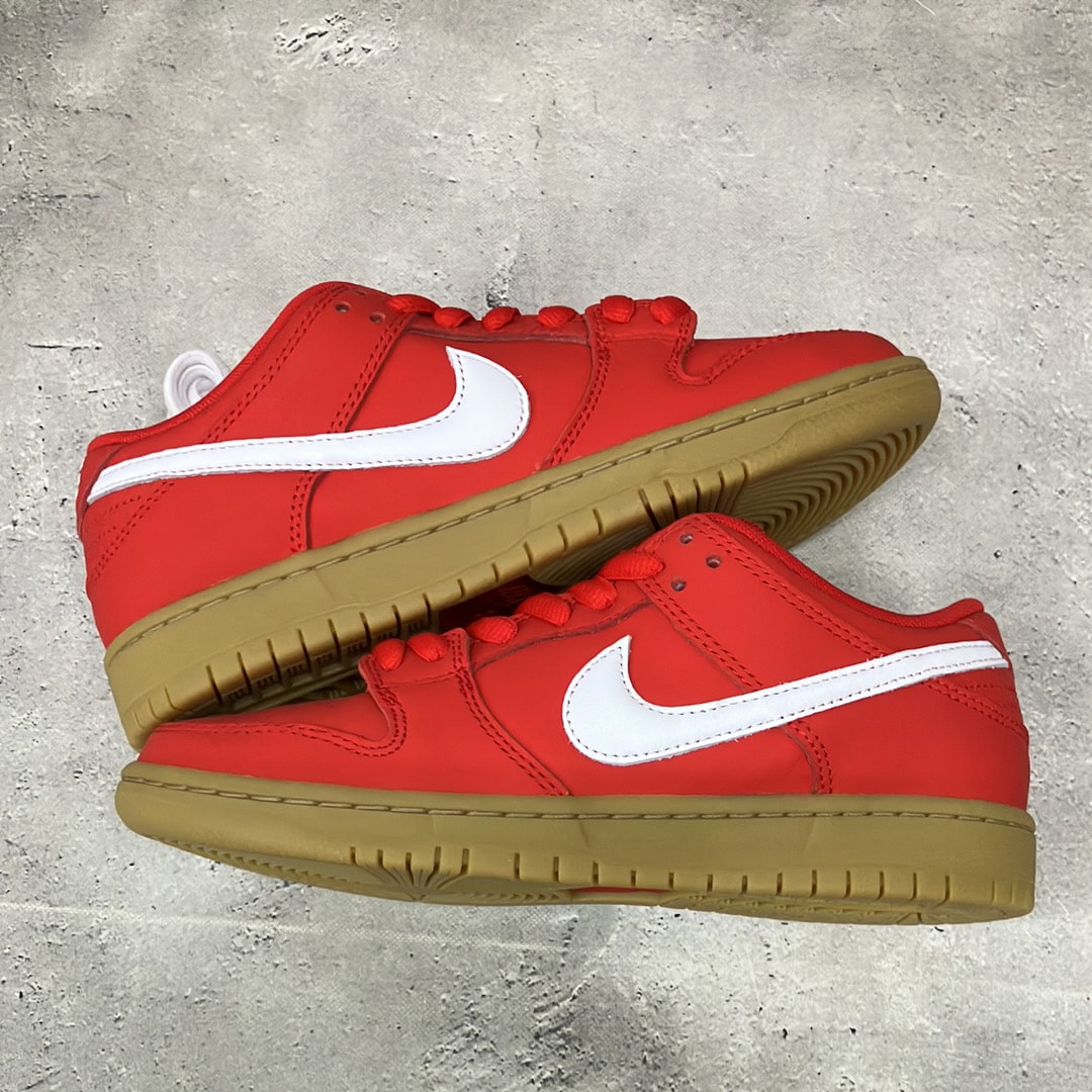 Nike SB Dunk Low Pro ISO Orange Label "University Red Gum"