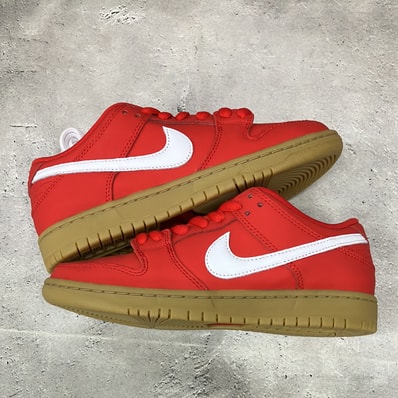 Nike SB Dunk Low Pro ISO Orange Label "University Red Gum"