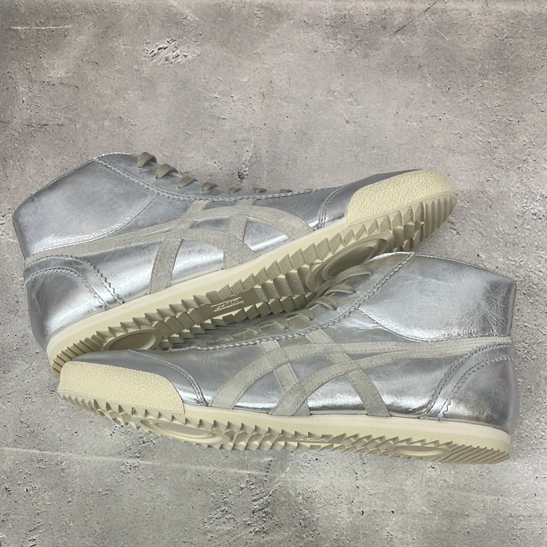 Onitsuka Tiger NIPPON MADE Mexico Mid Runner Deluxe "Silver/Piedmont Grey"