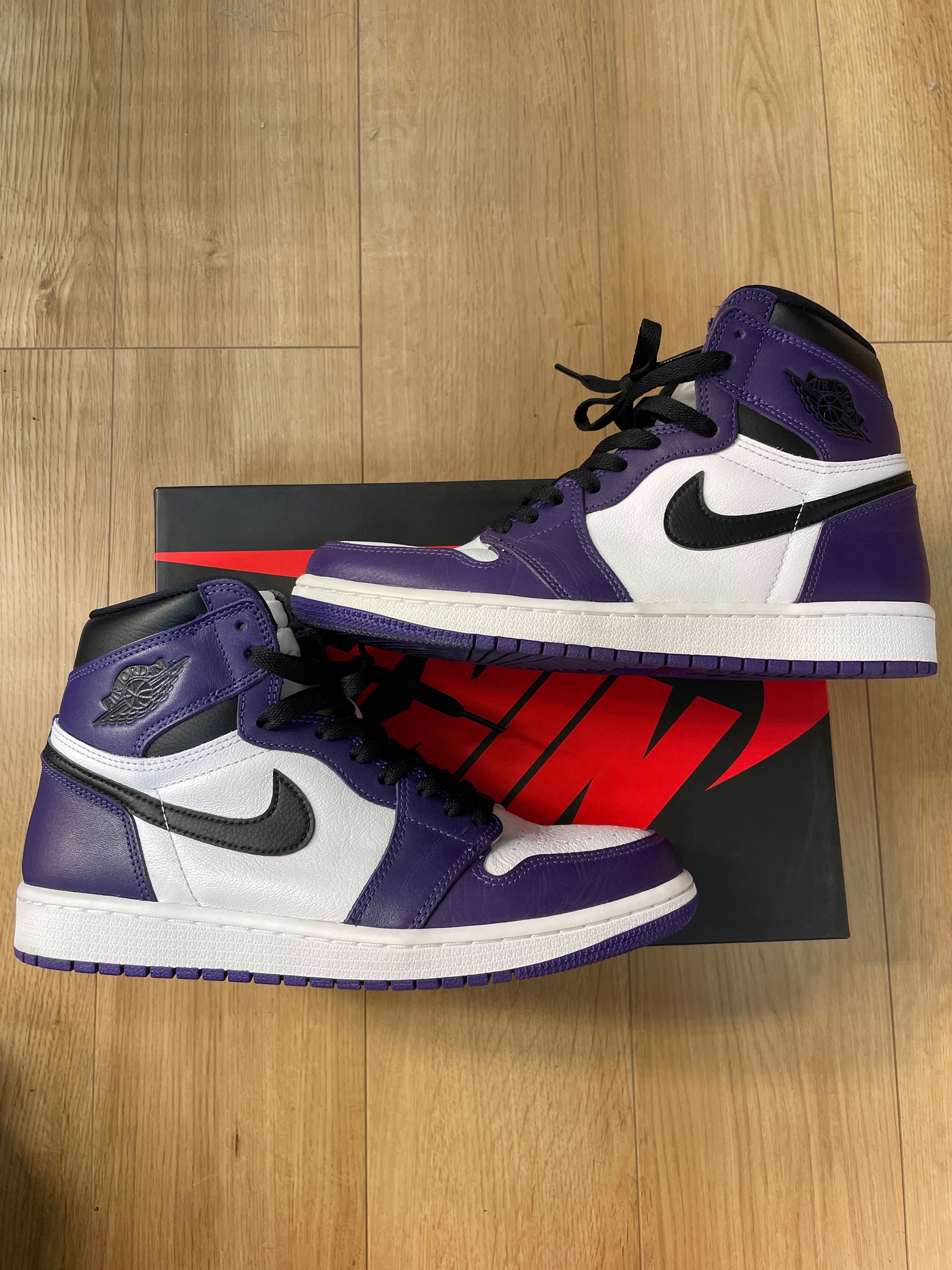 Nike Air Jordan 1 Retro High OG "Court Purple White/Black" (2020)