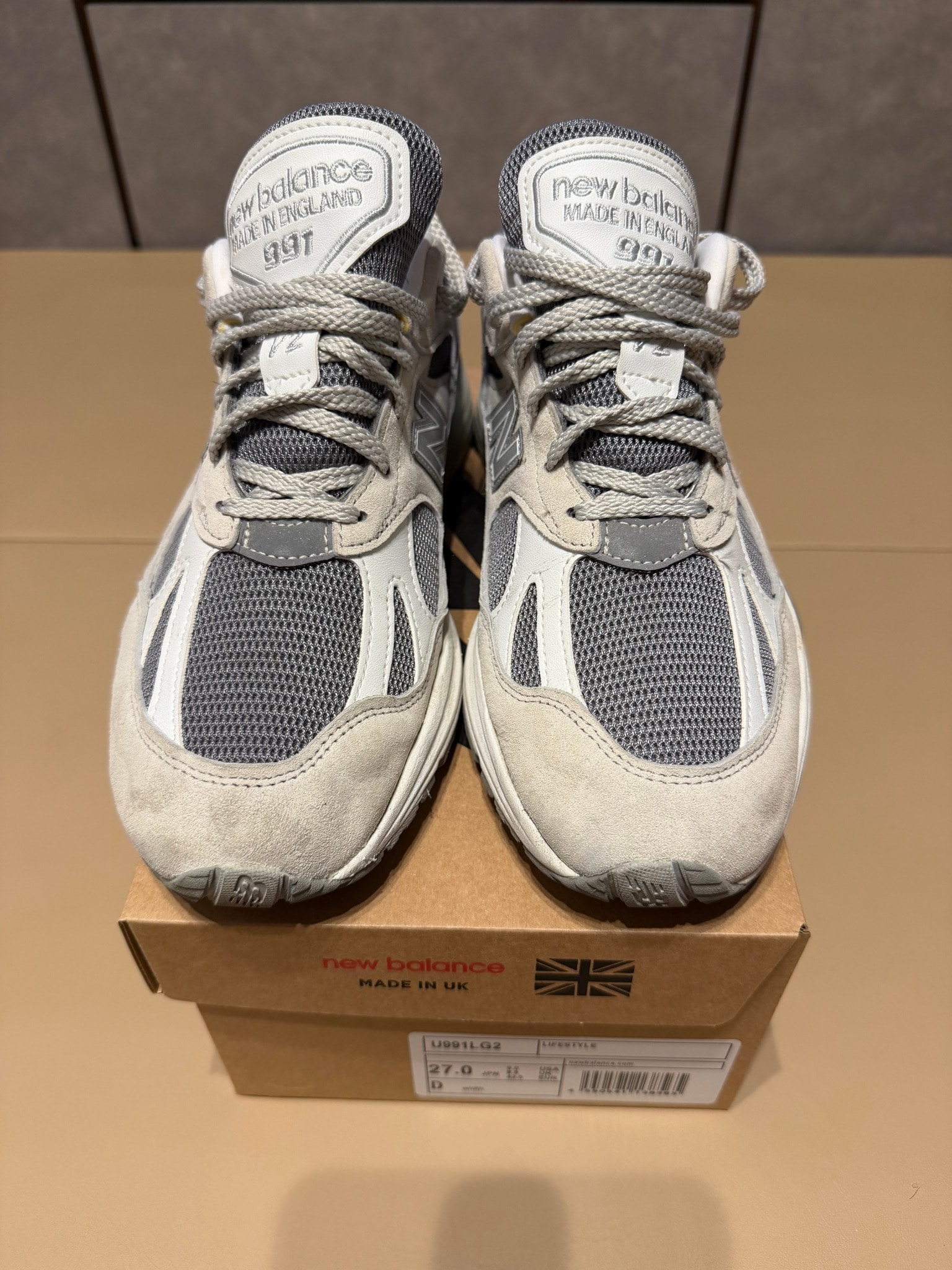 New Balance 991V2 "Light Gray"