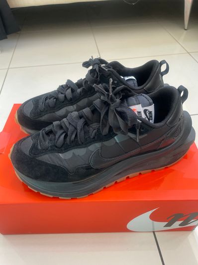 sacai × Nike VaporWaffle "Black Gum"