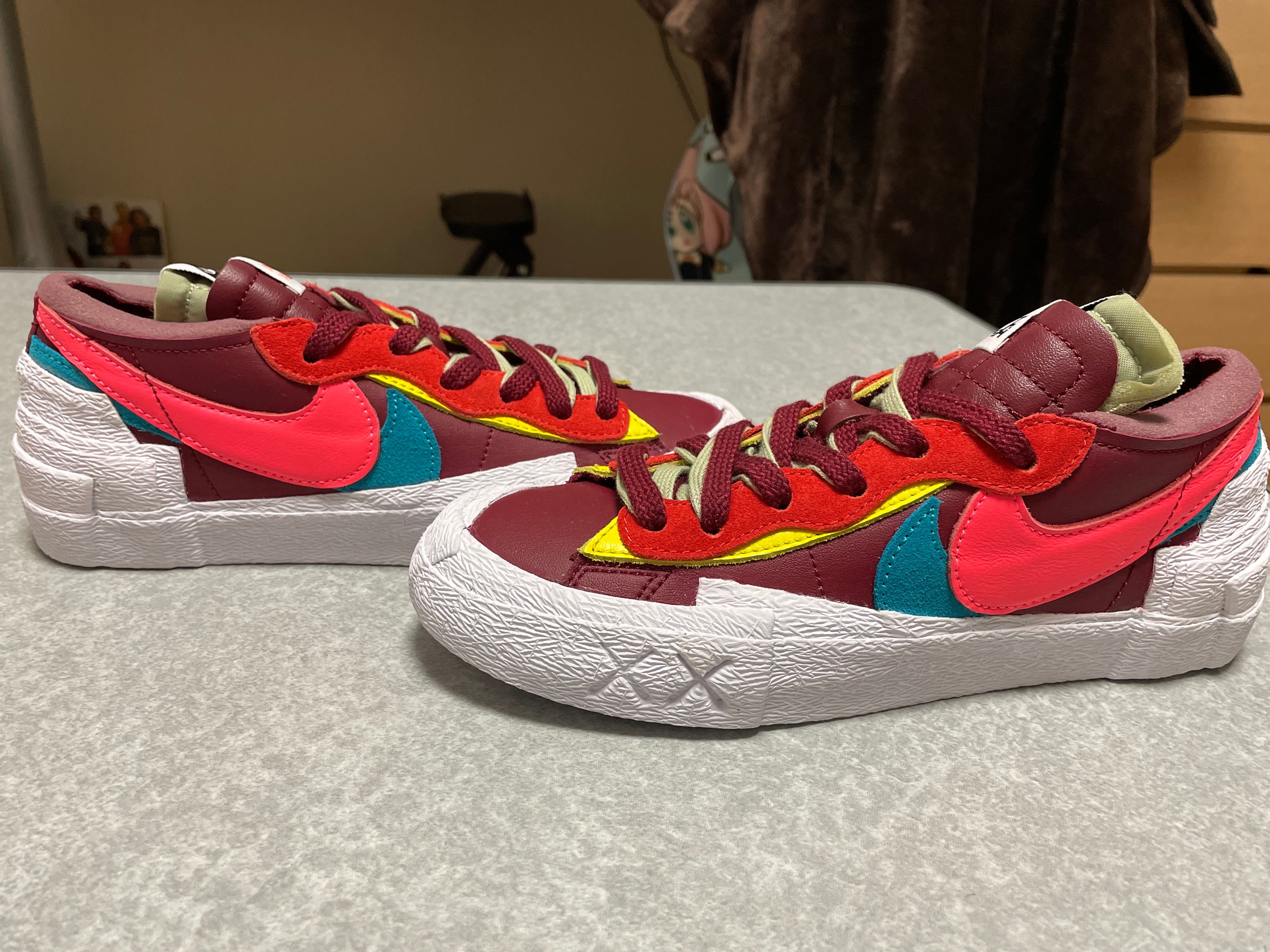 KAWS × sacai × Nike Blazer Low "Team Red"