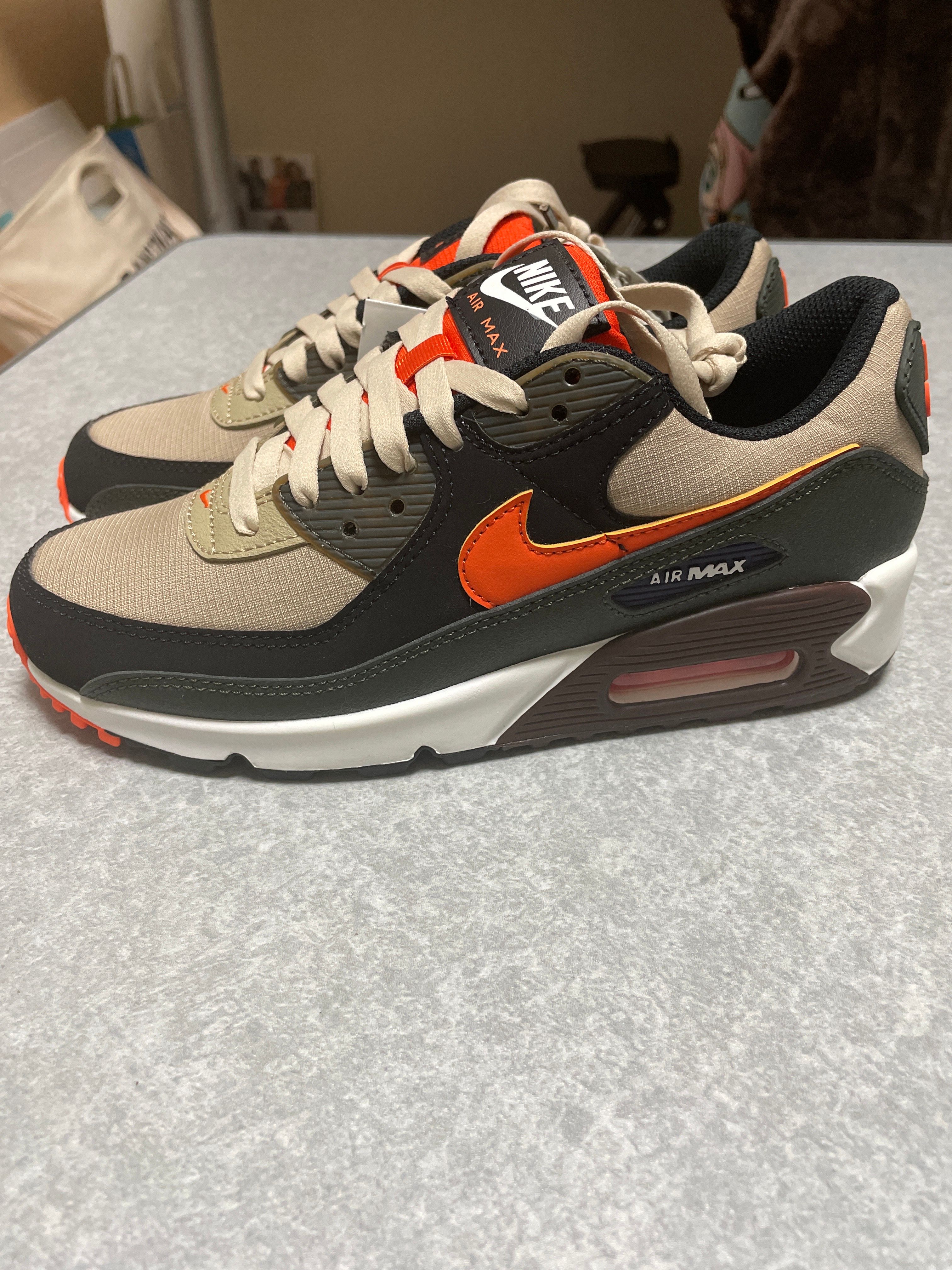 Nike Air Max 90 "Tweed/Orange Blaze"