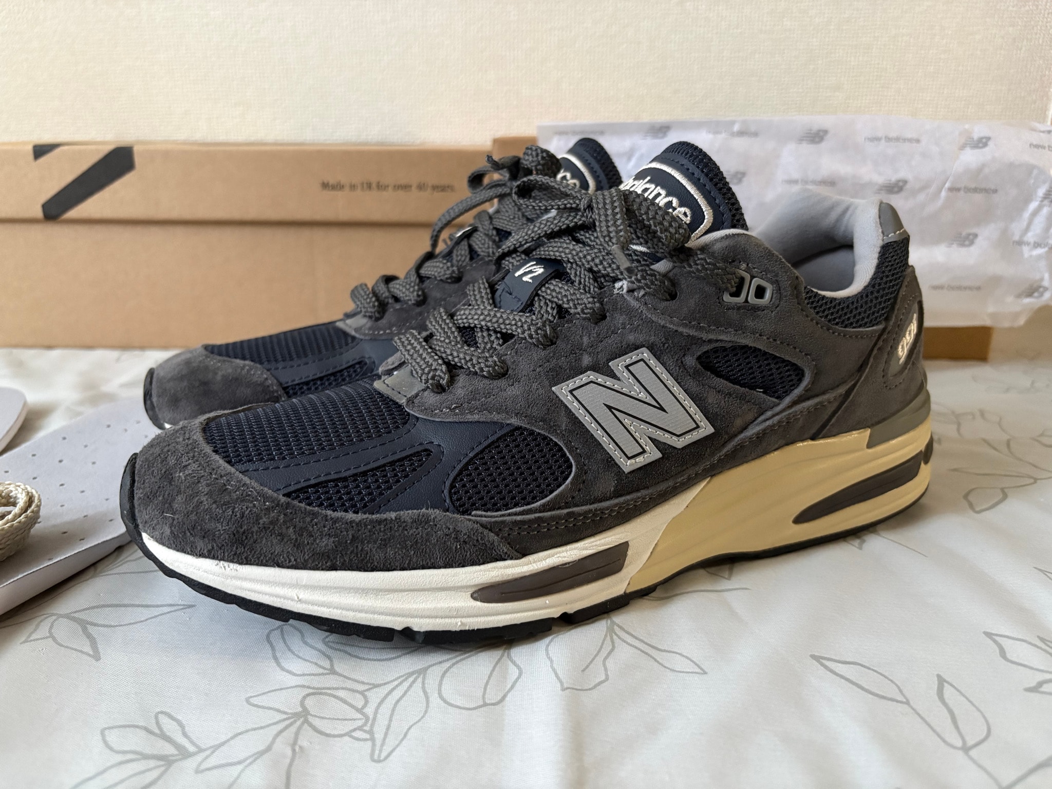 New Balance 991V2 "Gray/Navy"