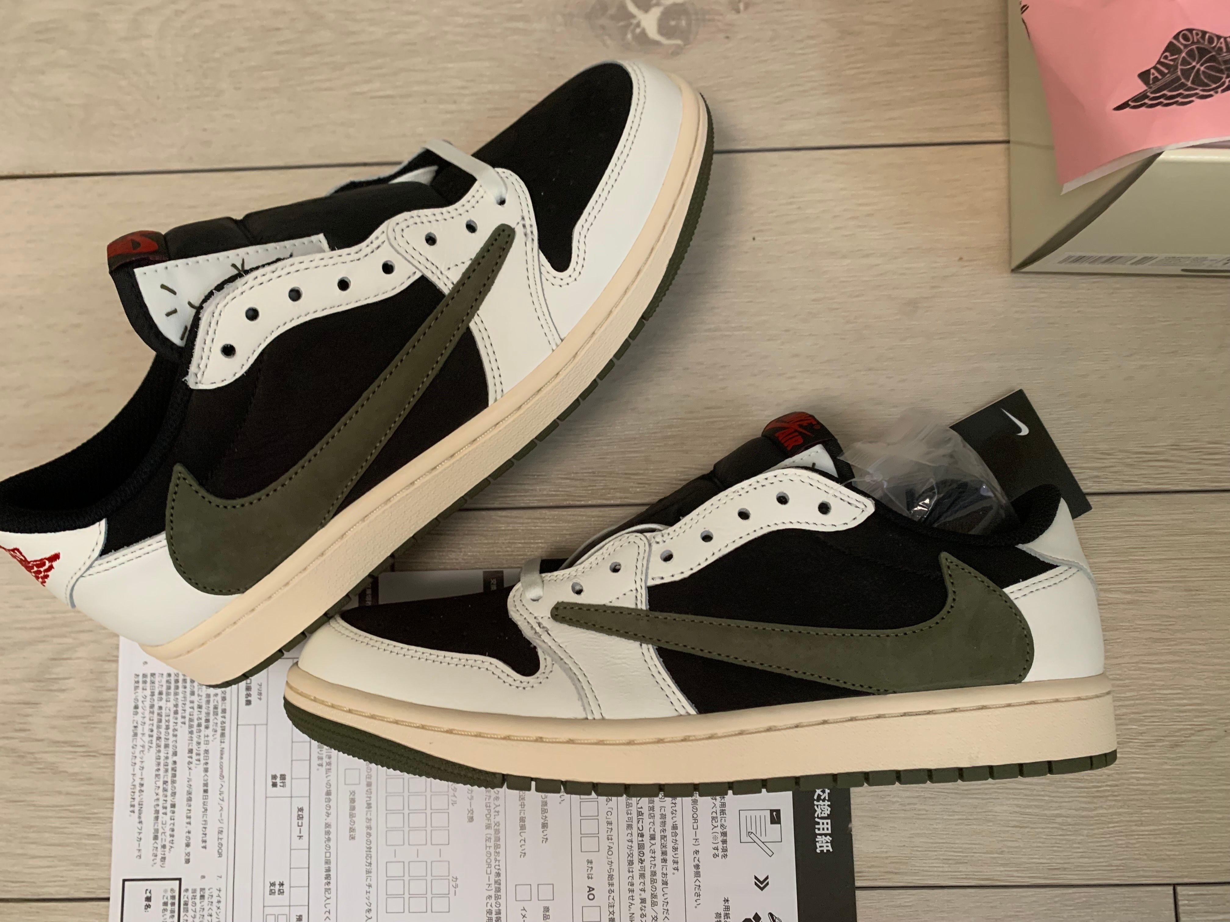 Travis Scott × Nike Women's Air Jordan 1 Low OG "Medium Olive"