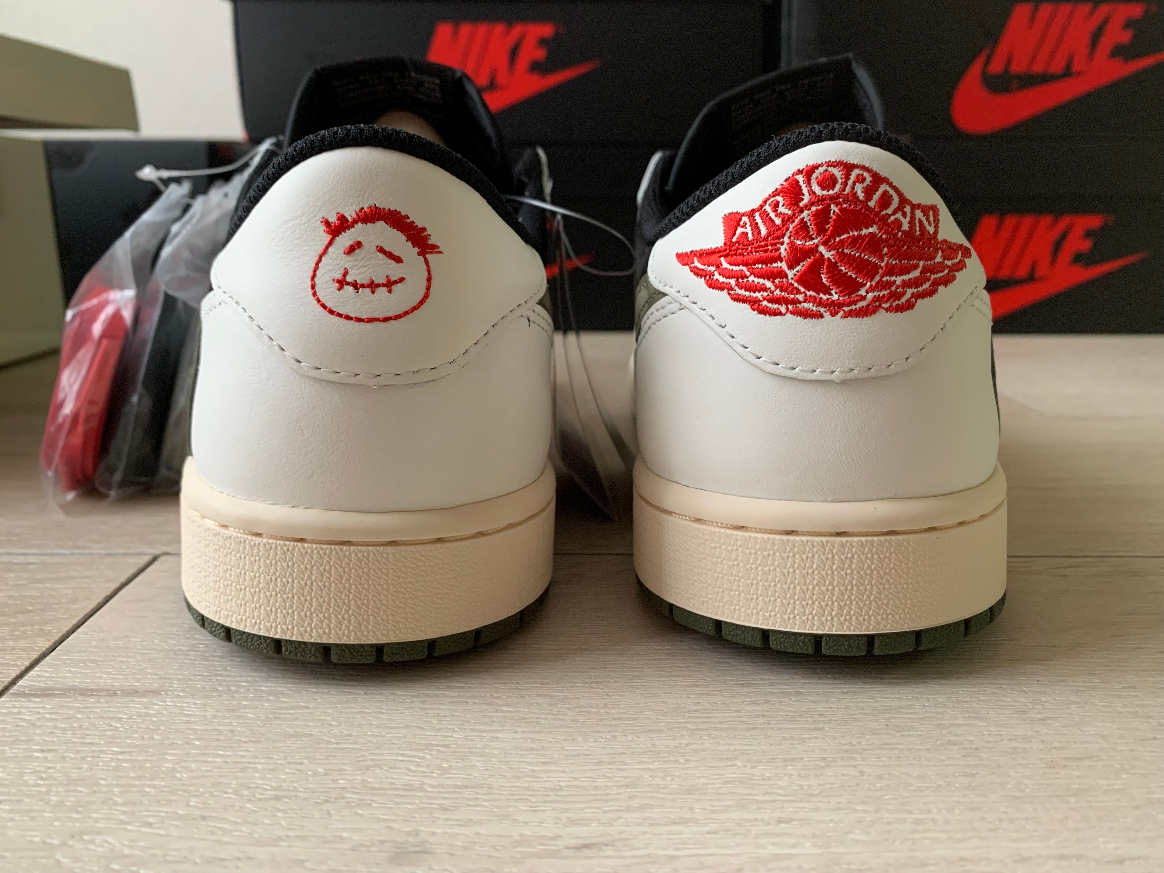 Travis Scott × Nike Women's Air Jordan 1 Low OG "Medium Olive"