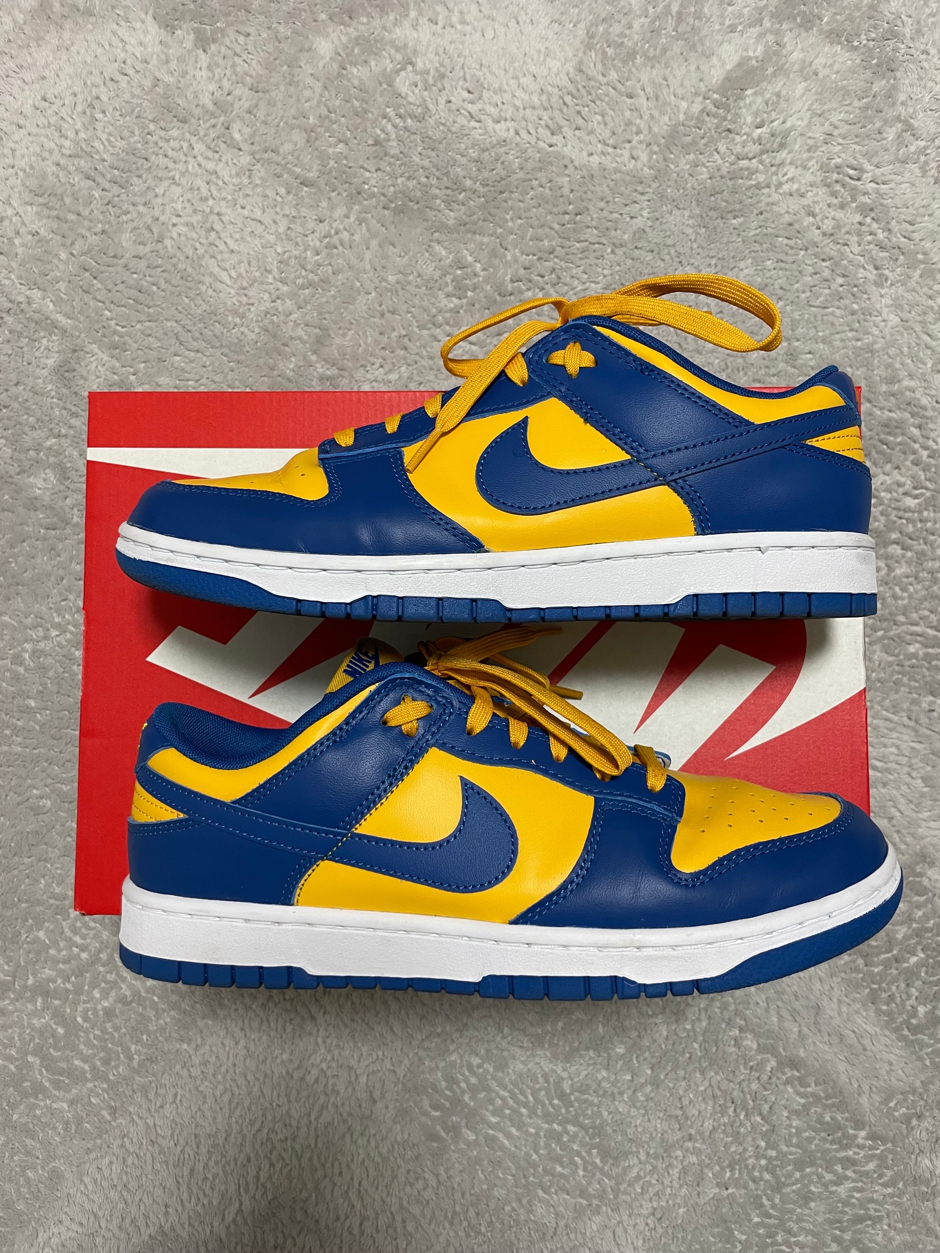 Nike Dunk Low "Blue Jay and University Gold"