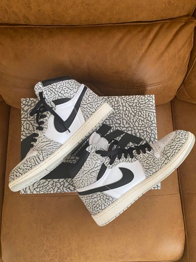 Nike Air Jordan 1 High OG "White Cement/Safari"