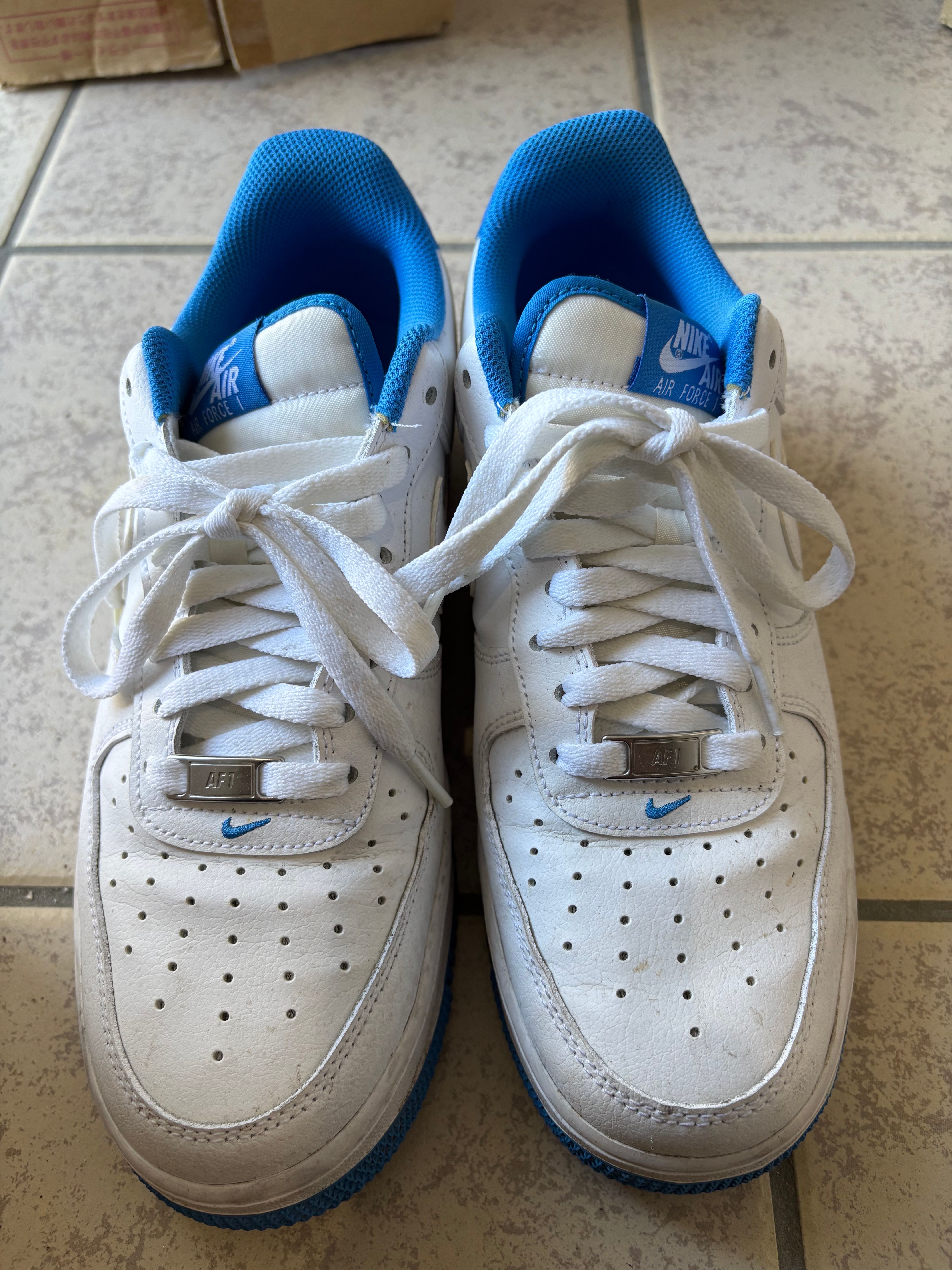 【27.5cm中古】ナイキ エアフォース1 ロー ホワイト 新品未使用】NIKE AIR FORCE1 ナイキ エアフォース1 US9 5 27