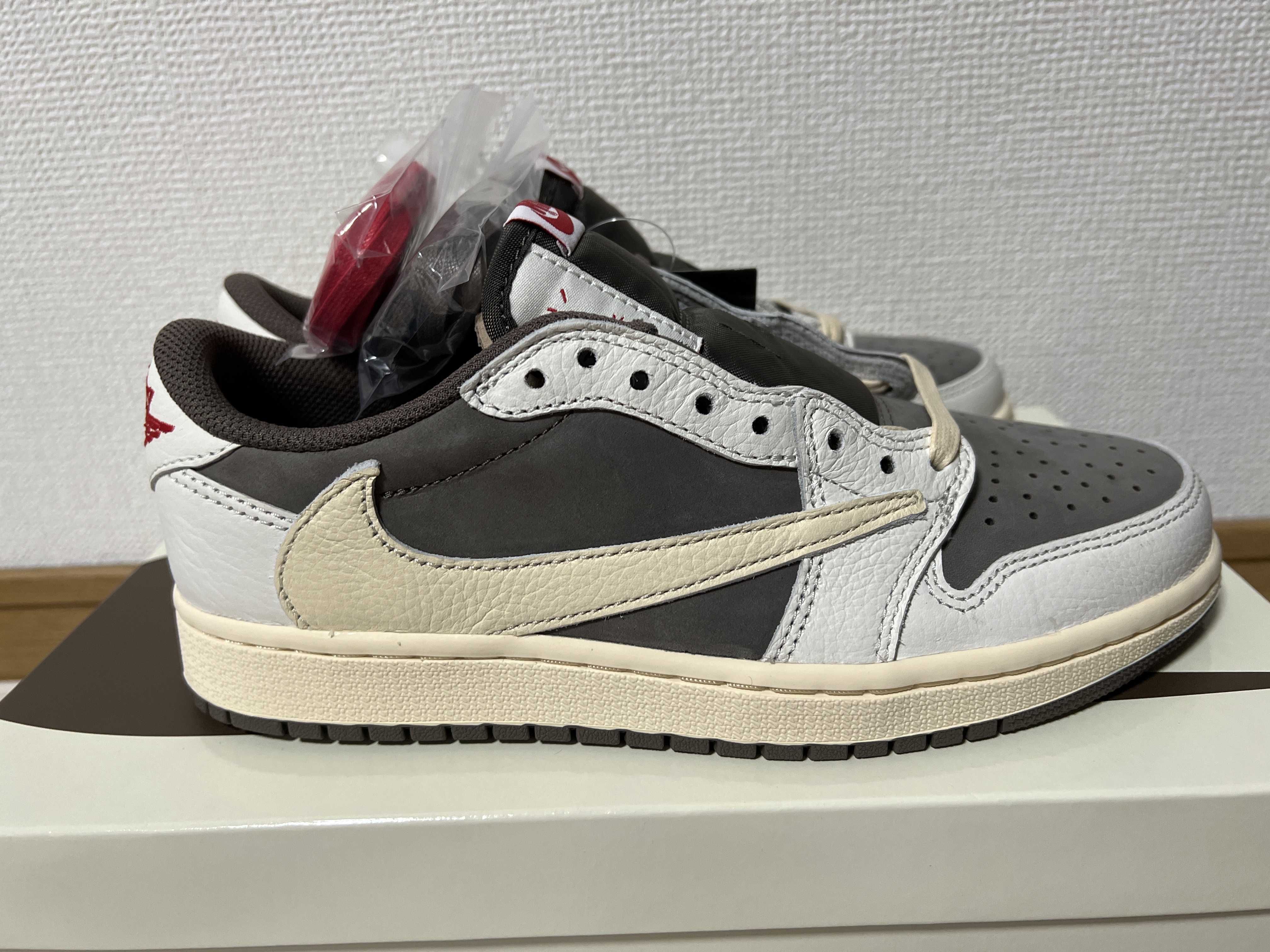 Travis Scott × Nike Air Jordan 1 Low OG SP "Reverse Mocha/Sail and Ridgerock"