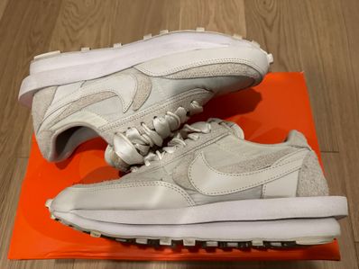 sacai × Nike LDV Waffle "Triple White"