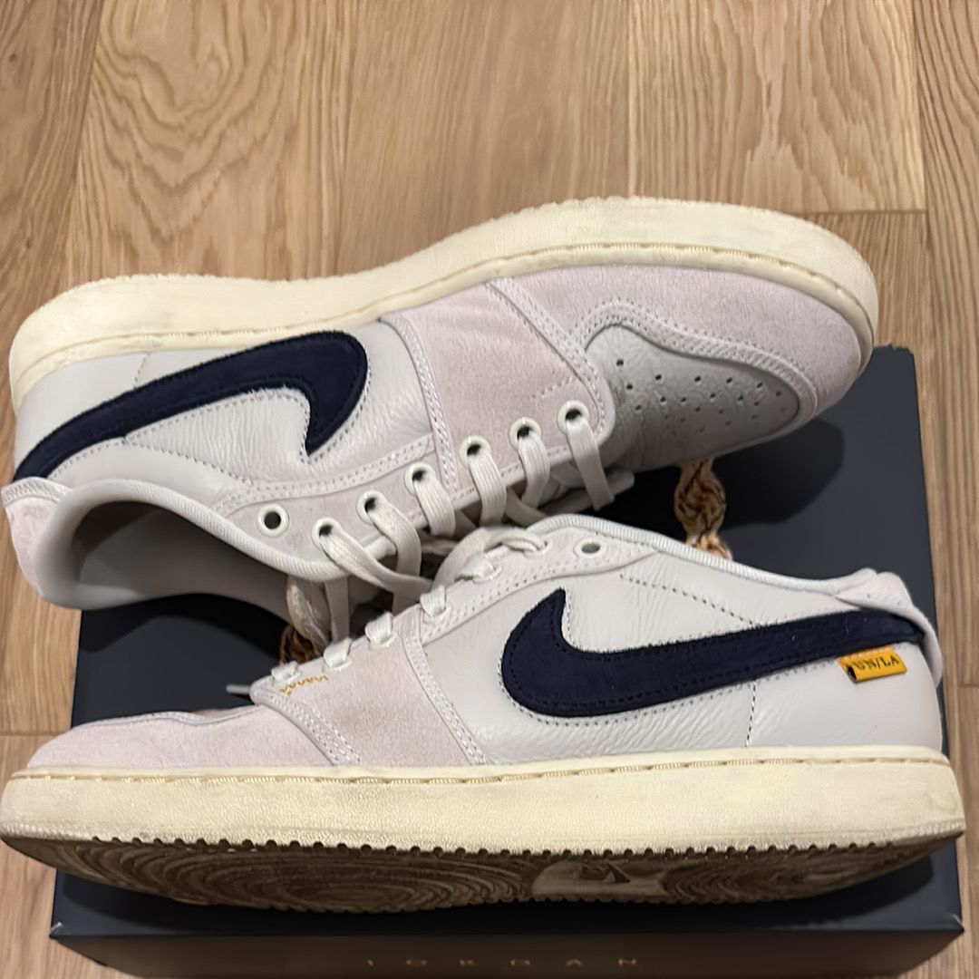 UNION × Nike Air Jordan 1 Low KO "Sail Leather"