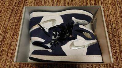 Nike Air Jordan 1 High OG CO.JP "White/Midnight Navy" (2020)(ブリーフケースなし)