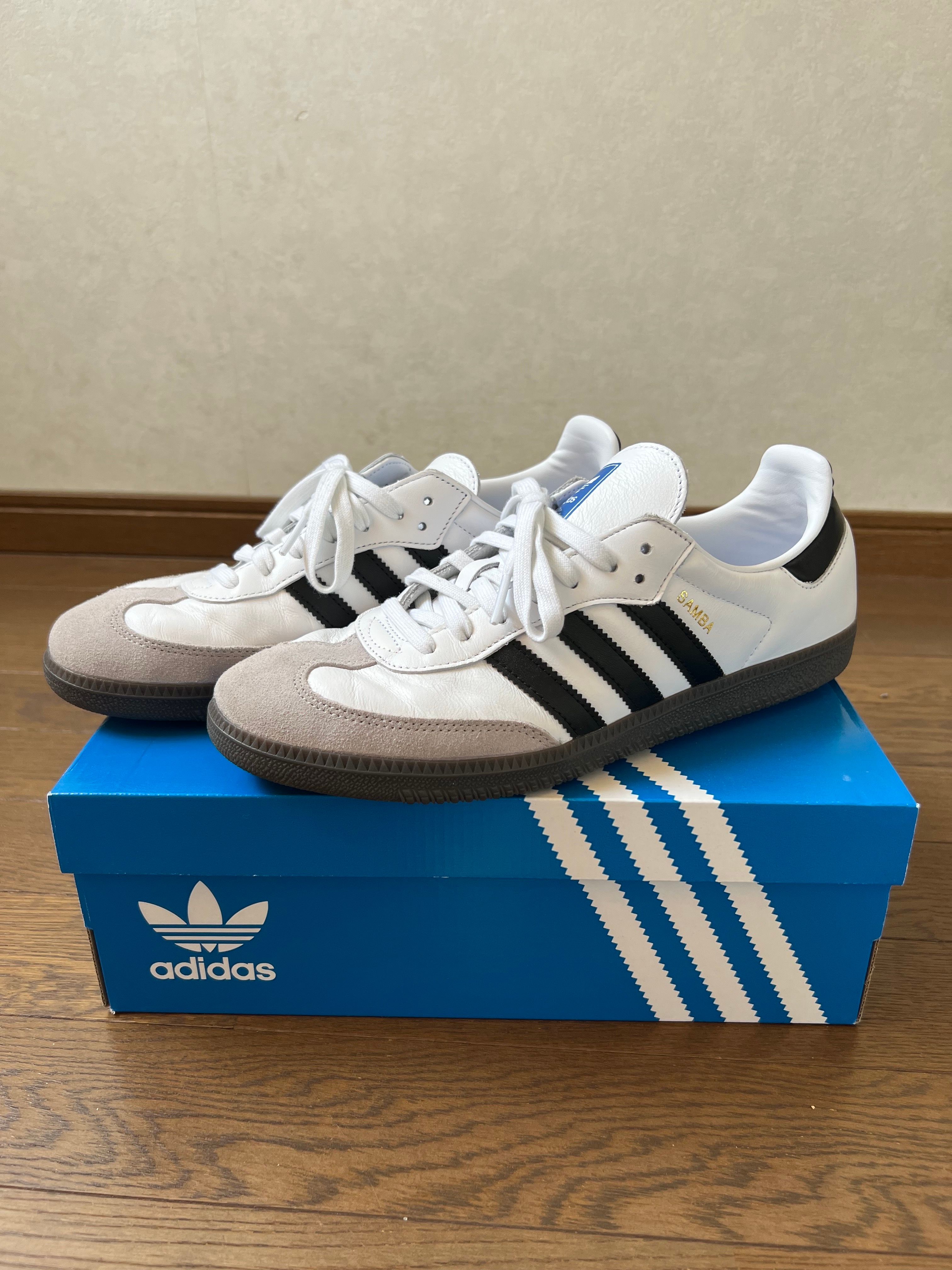 adidas Samba OG "Cloud White/Core Black/Clear Granite"