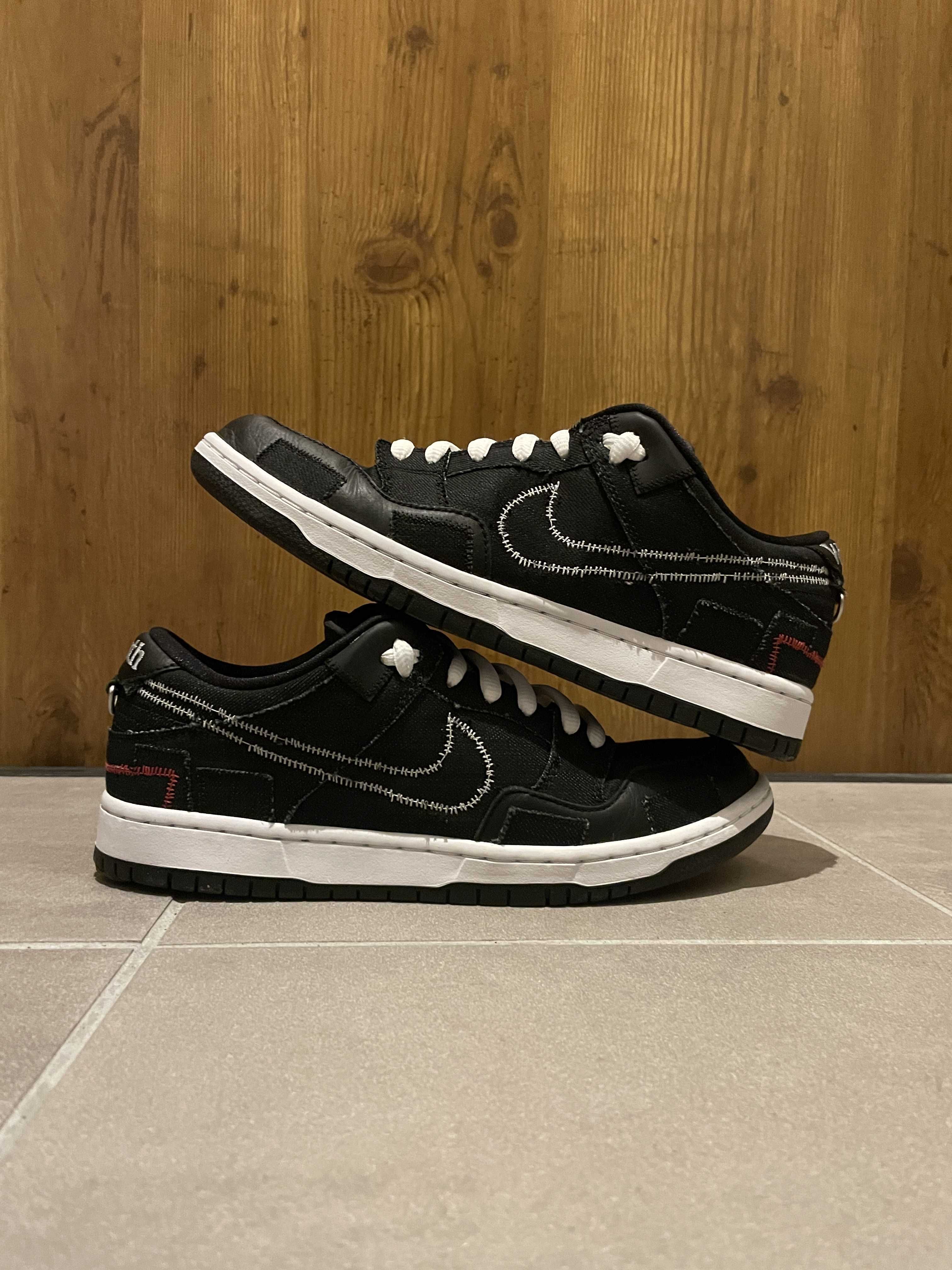 Wasted Youth × Nike SB Dunk Low "Black Denim" / VERDY