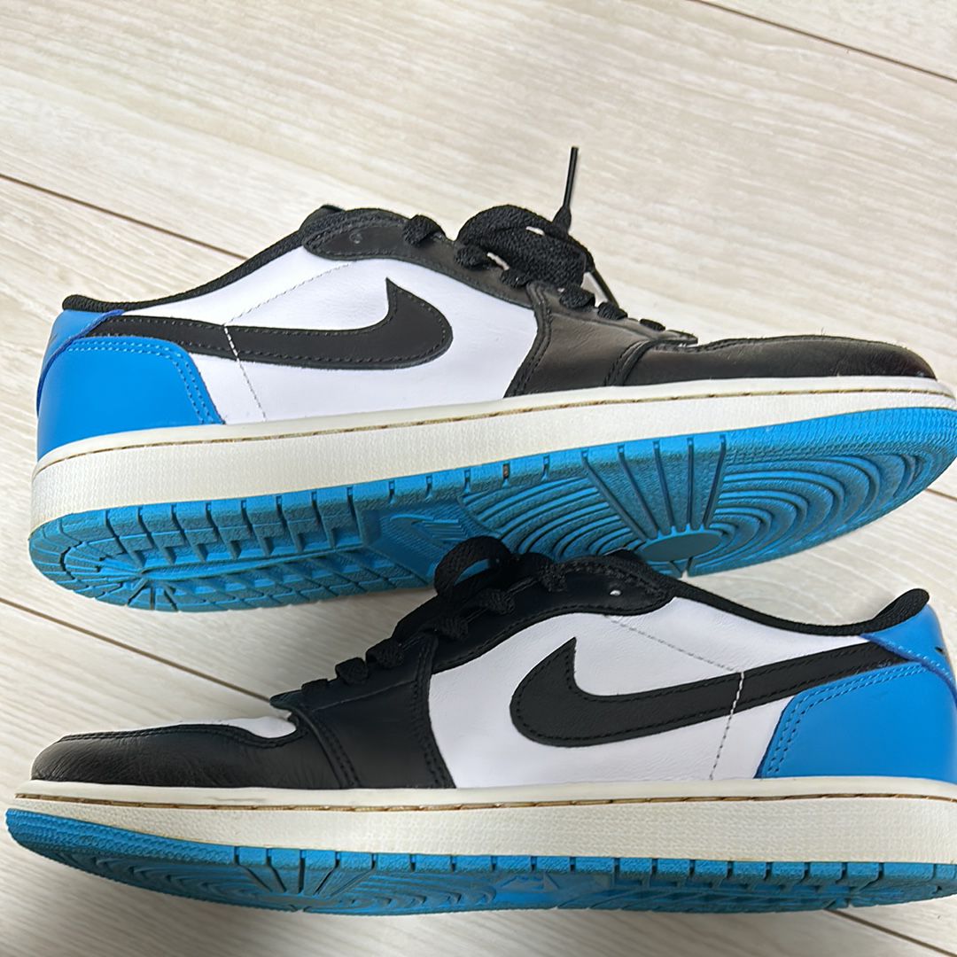 Nike Air Jordan 1 Low OG "Black and Dark Powder Blue/UNC"