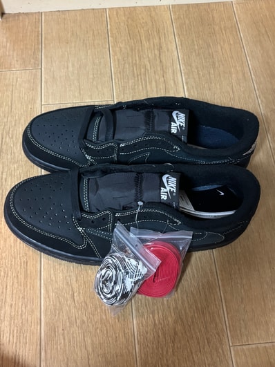 Travis Scott × Nike Air Jordan 1 Low OG SP "Black Phantom"