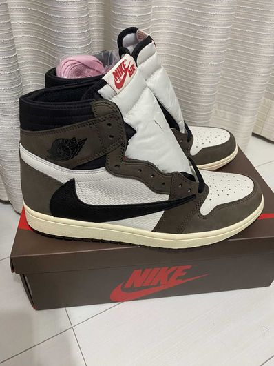 Travis Scott × Nike Air Jordan 1 Retro High OG TS SP "Sail/Dark Mocha"