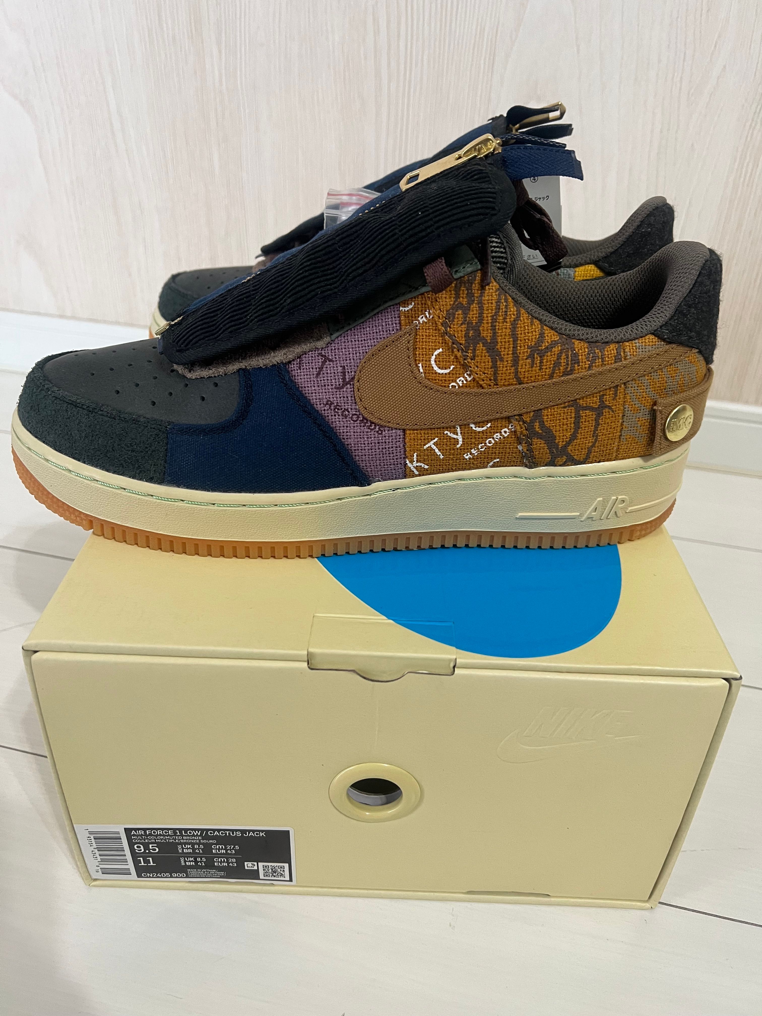 Travis Scott × Nike Air Force 1 Low Cactus Jack "Multi Color"