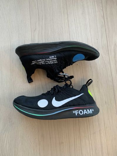 Off-White × Nike Zoom Fly Mercurial Flyknit "Black/White/Volt"