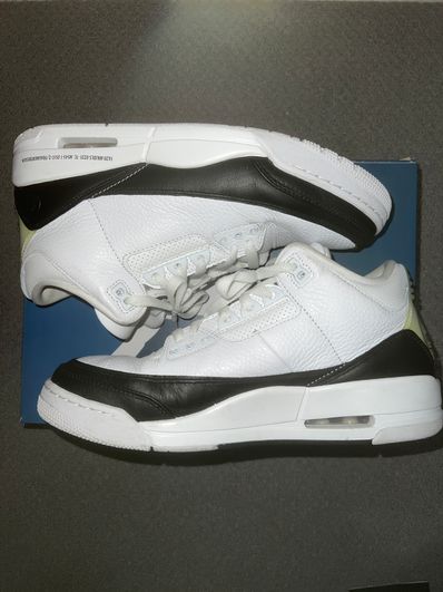 Fragment × Nike Air Jordan 3 "White/Black"