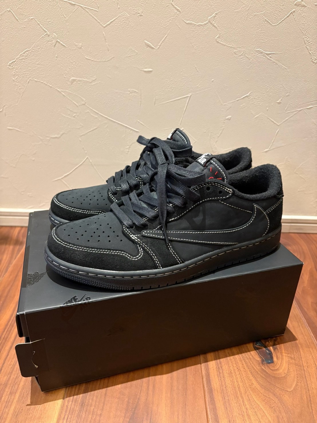 Travis Scott × Nike Air Jordan 1 Low OG SP "Black Phantom"