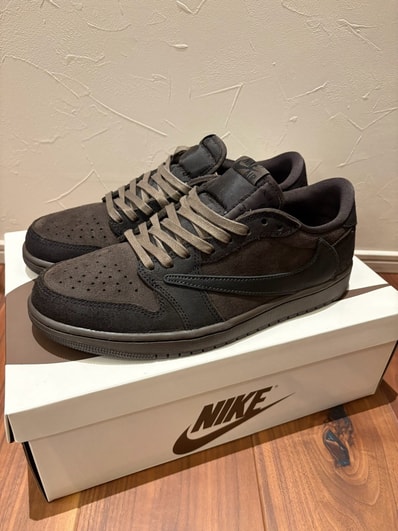 Travis Scott × Nike Air Jordan 1 Low OG SP "Velvet Brown and Dark Mocha"