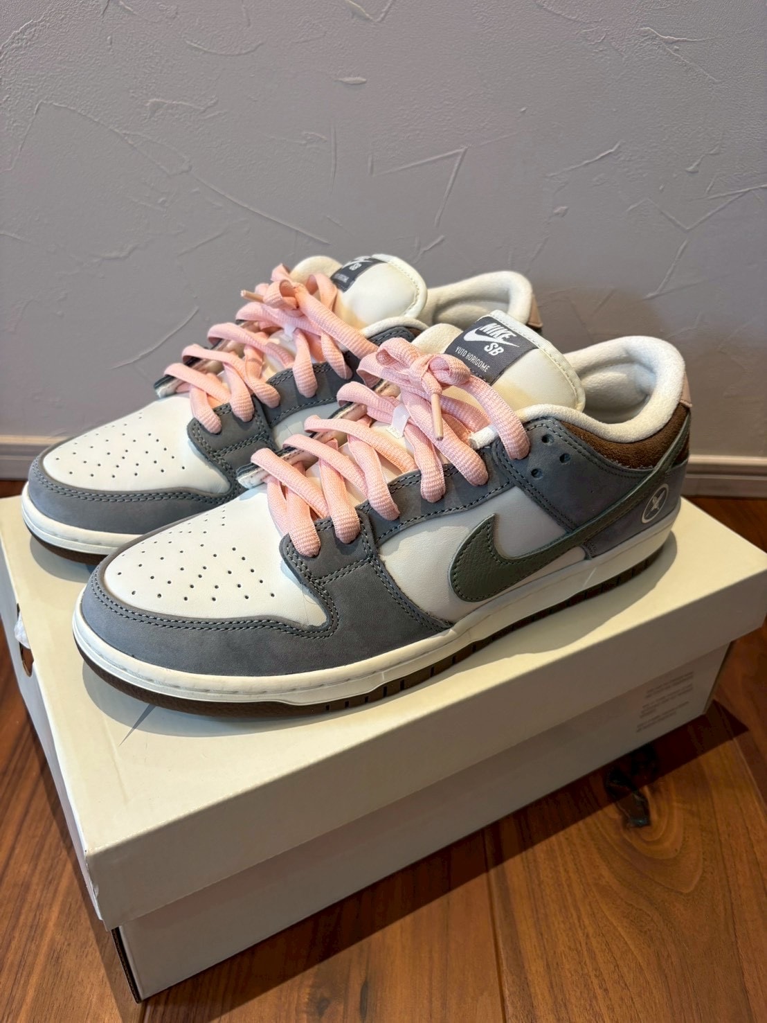 堀米 雄斗(Yuto Horigome) × Nike SB Dunk Low Pro QS "Wolf Grey"