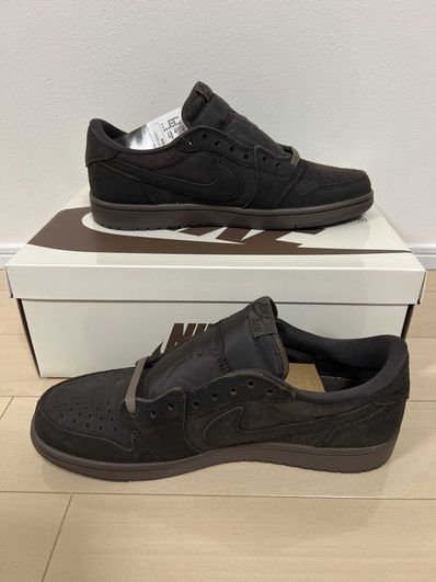 Travis Scott × Nike Air Jordan 1 Low OG SP "Velvet Brown and Dark Mocha"