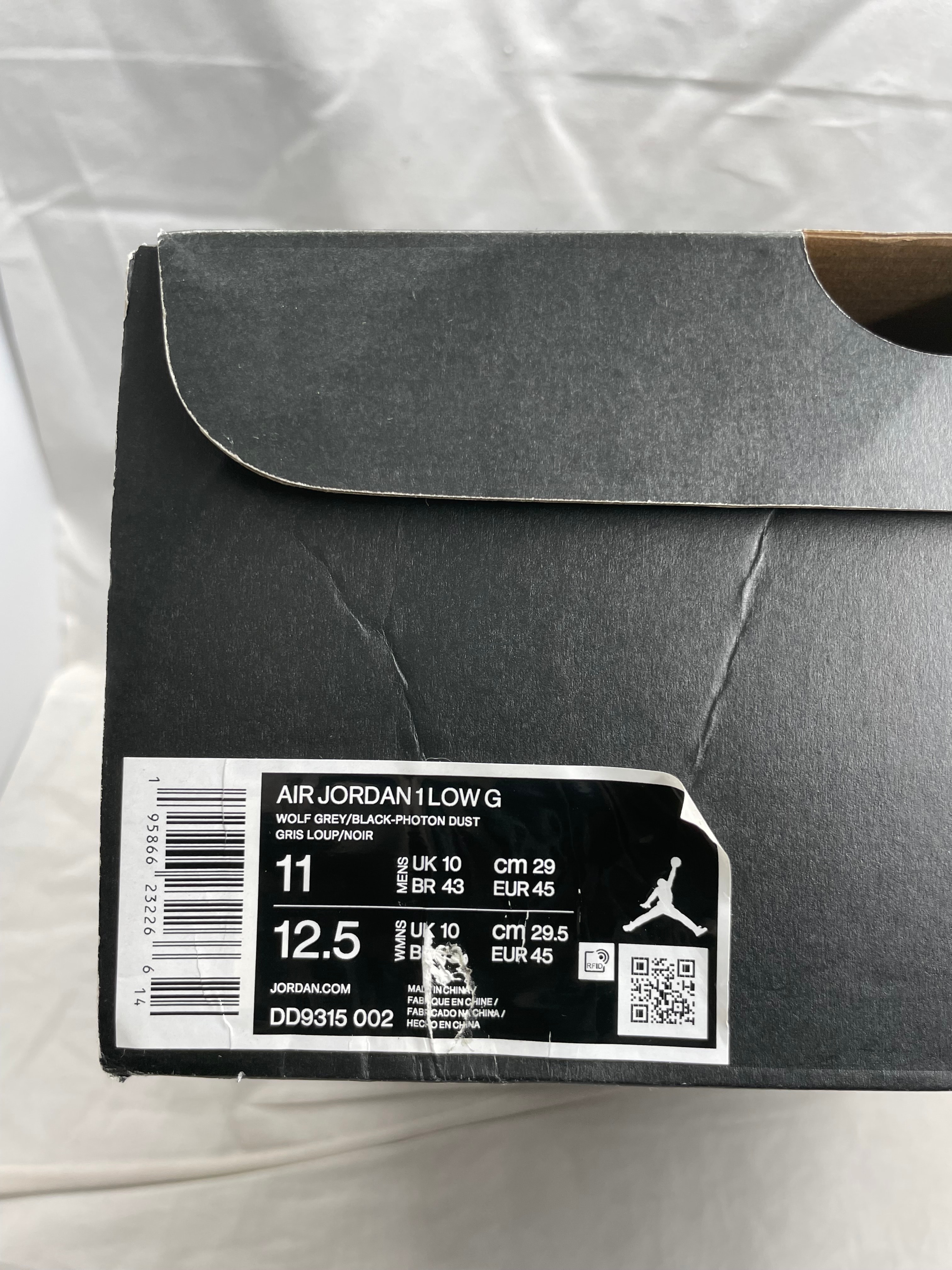 Nike Air Jordan 1 Low Golf "Wolf Grey/Photon Dust/White/Black"