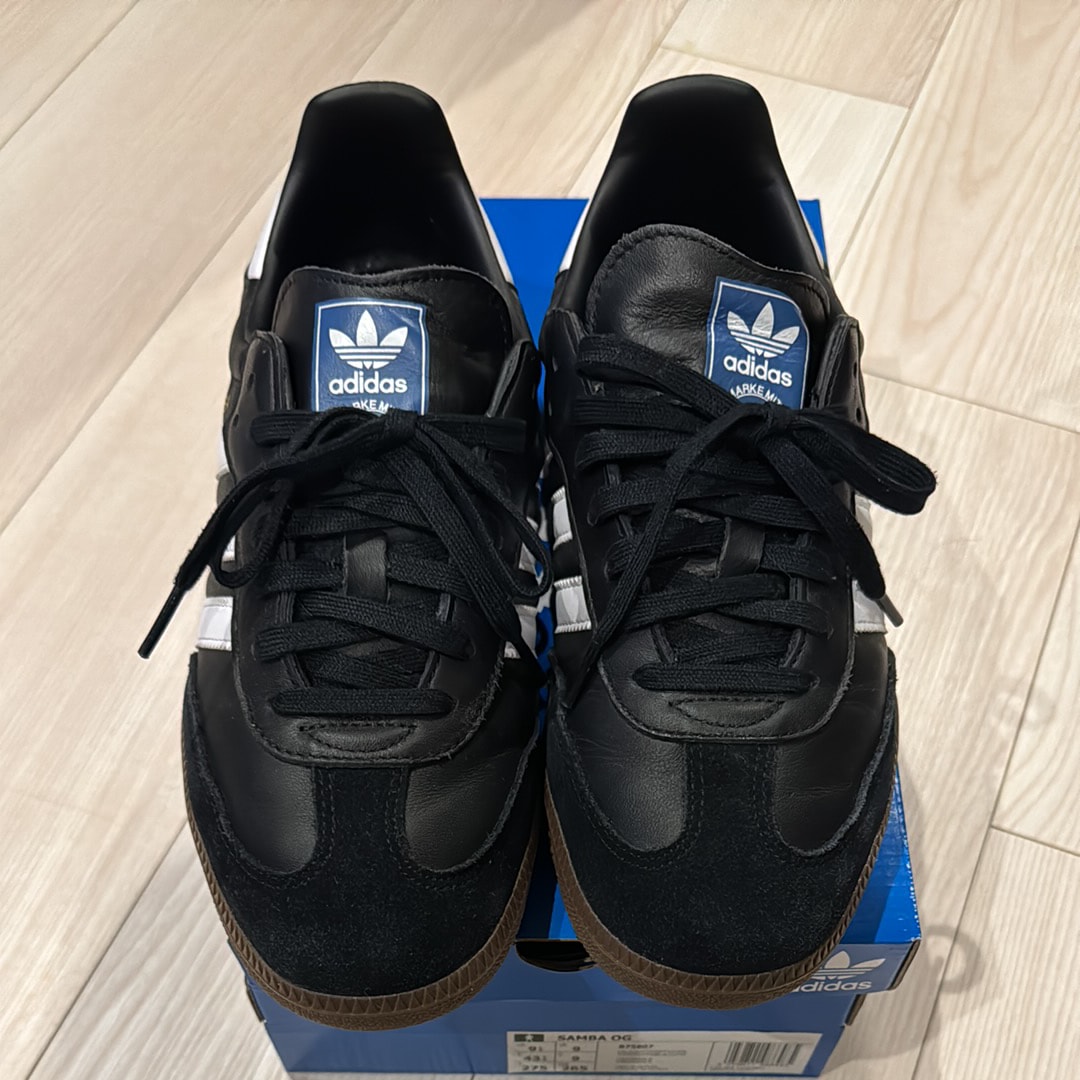 アディダス サンバ OG "コアブラック/クラウドホワイト/ガム"