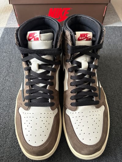 Travis Scott × Nike Air Jordan 1 Retro High OG TS SP "Sail/Dark Mocha"