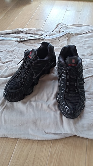 Nike Shox TL "Black/Metallic Hematite/Max Orange/Black"