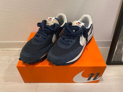 Fragment × sacai × Nike LD Waffle "Blackended Blue"