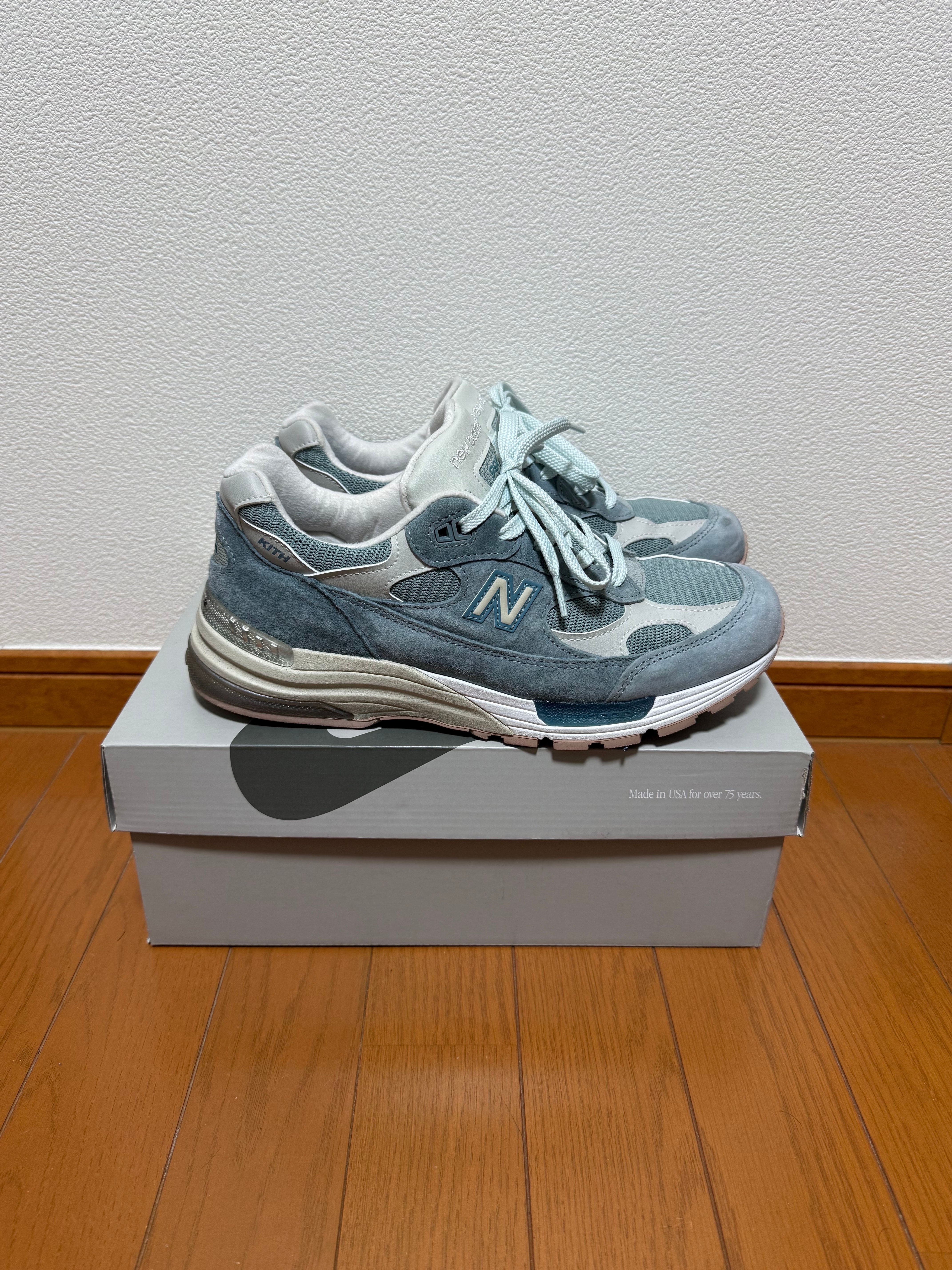 KITH × New Balance 992 "Aegean Blue/Shadow Gray"