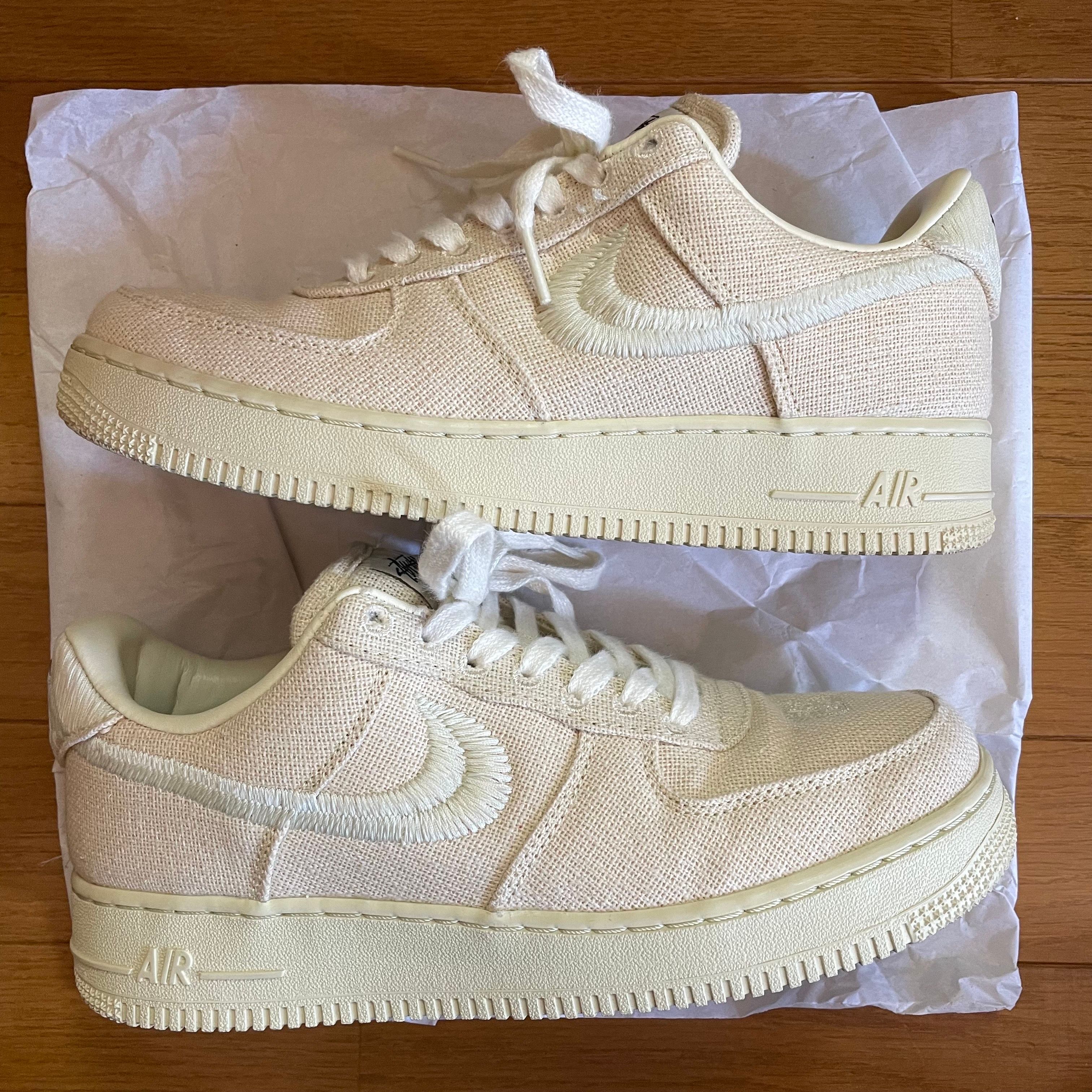 Stussy × Nike Air Force 1 Low "Fossil Stone"