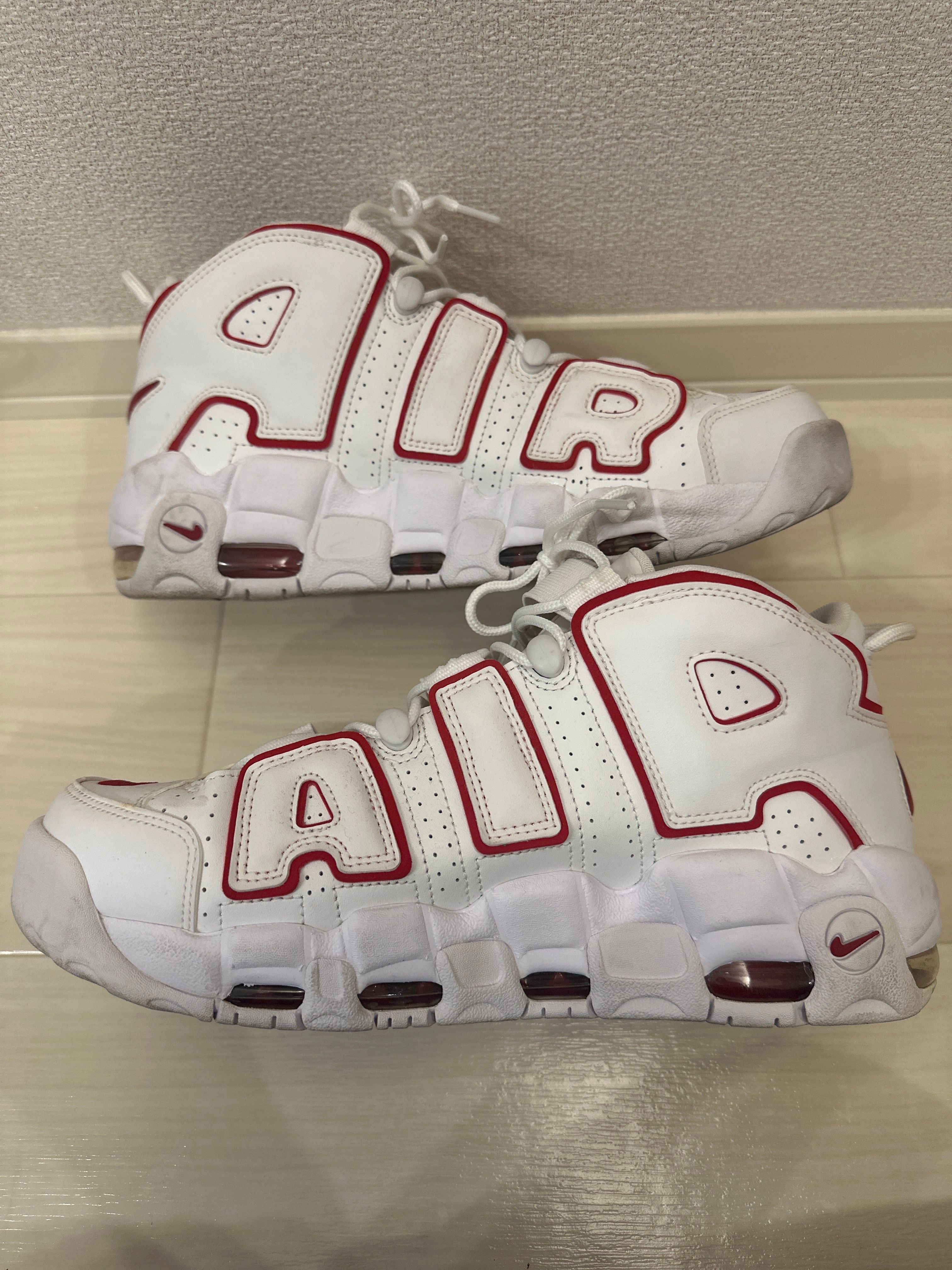 NIKE AIR MORE UPTEMPO "WHITE/VARSITY RED" (2018)