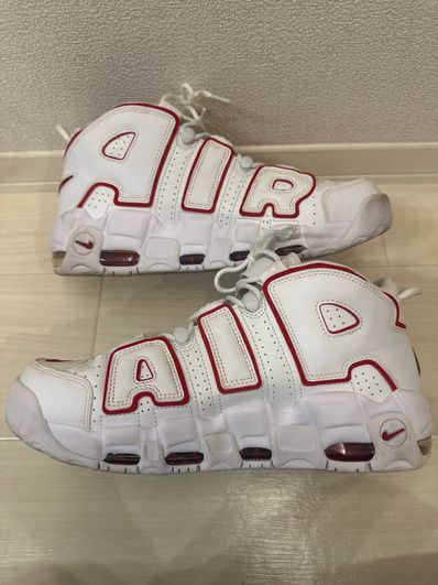 NIKE AIR MORE UPTEMPO "WHITE/VARSITY RED" (2018)