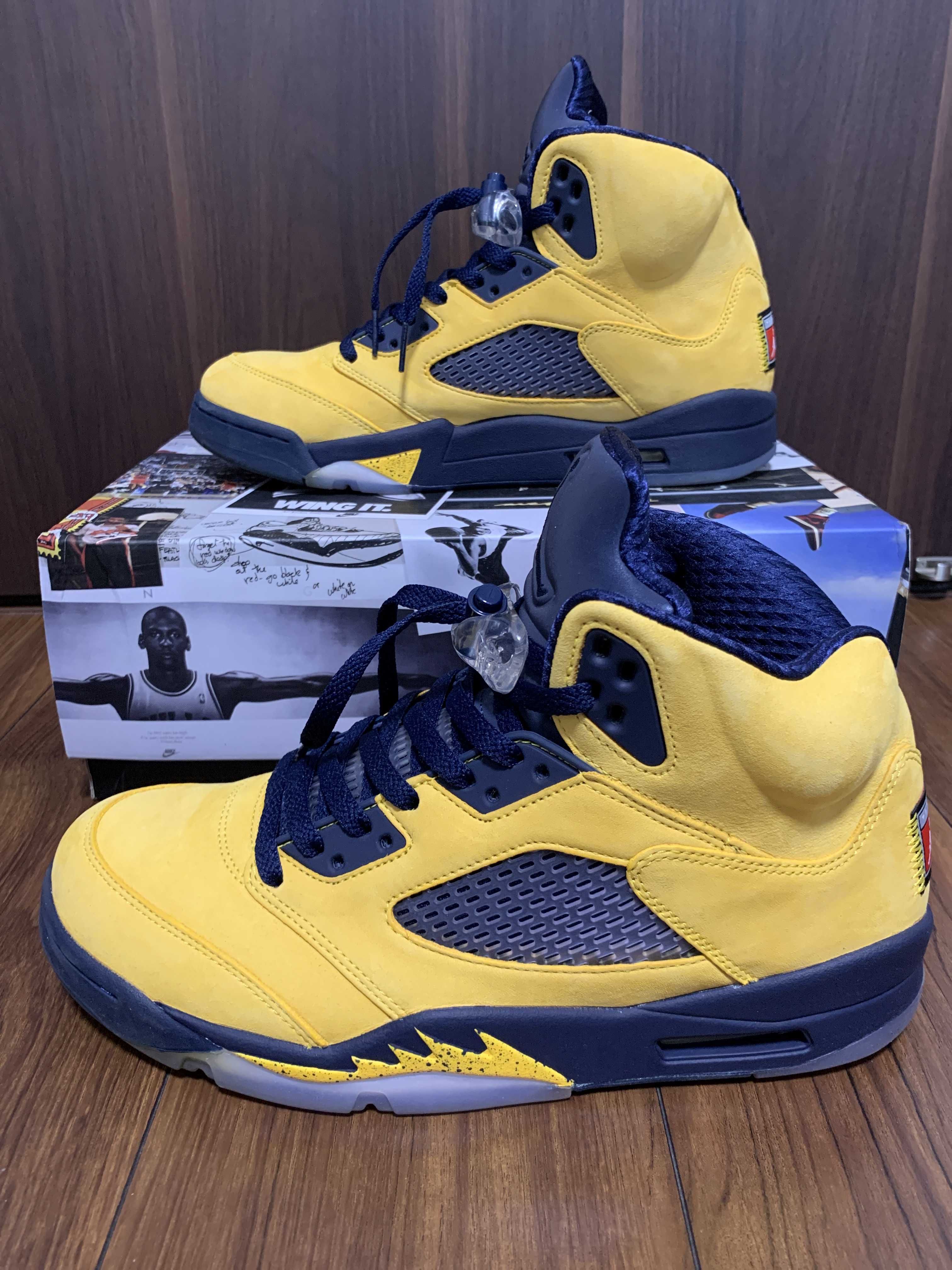 NIKE AIR JORDAN 5 "MICHIGAN"