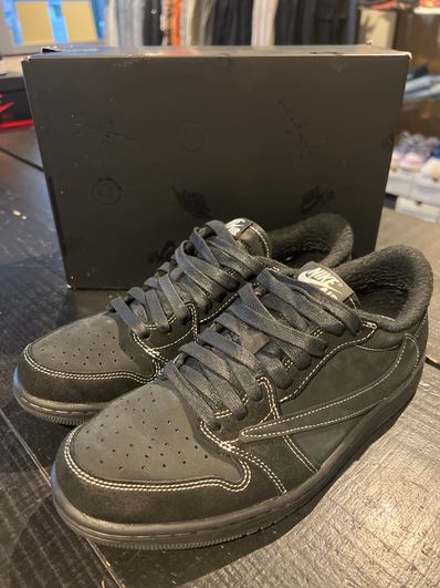 Travis Scott × Nike Air Jordan 1 Low OG SP "Black Phantom"