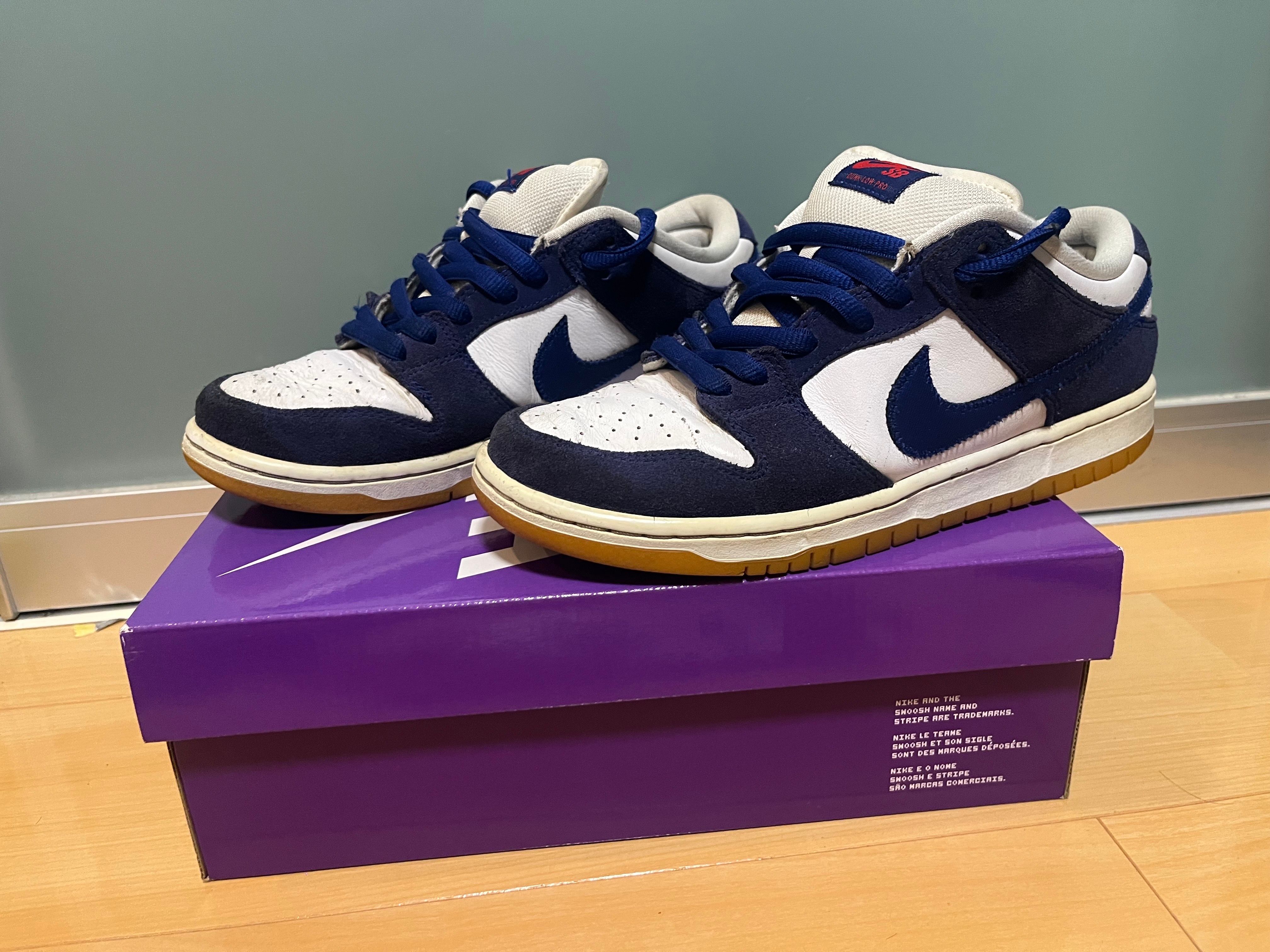 Nike SB Dunk Low "Los Angeles Dodgers/Deep Royal Blue"