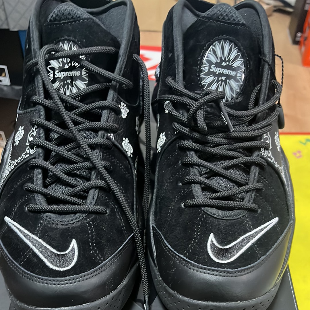 Supreme × Nike Air Zoom Flight 95 SP "Black/White"