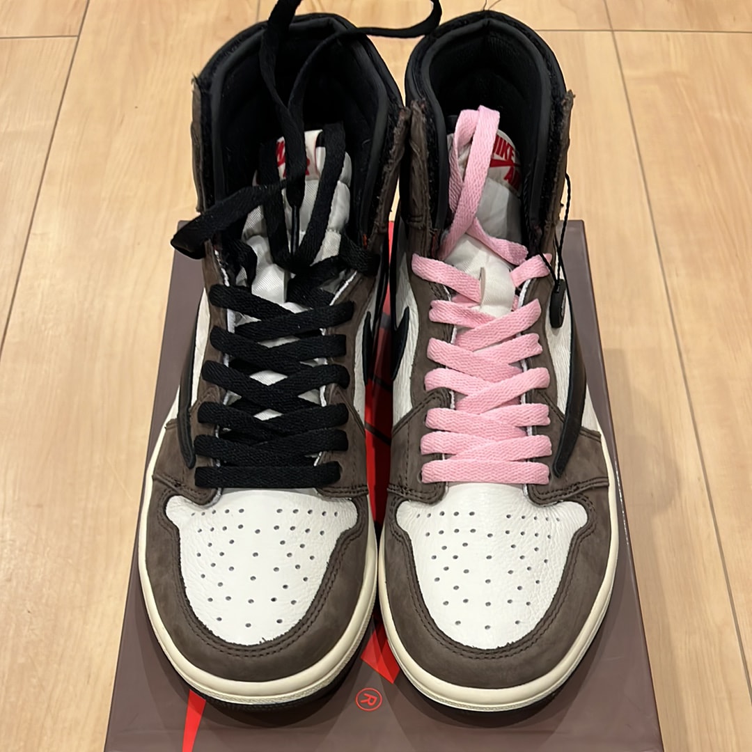 Travis Scott × Nike Air Jordan 1 Retro High OG TS SP "Sail/Dark Mocha"